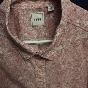 ROWM floral button down 3XB